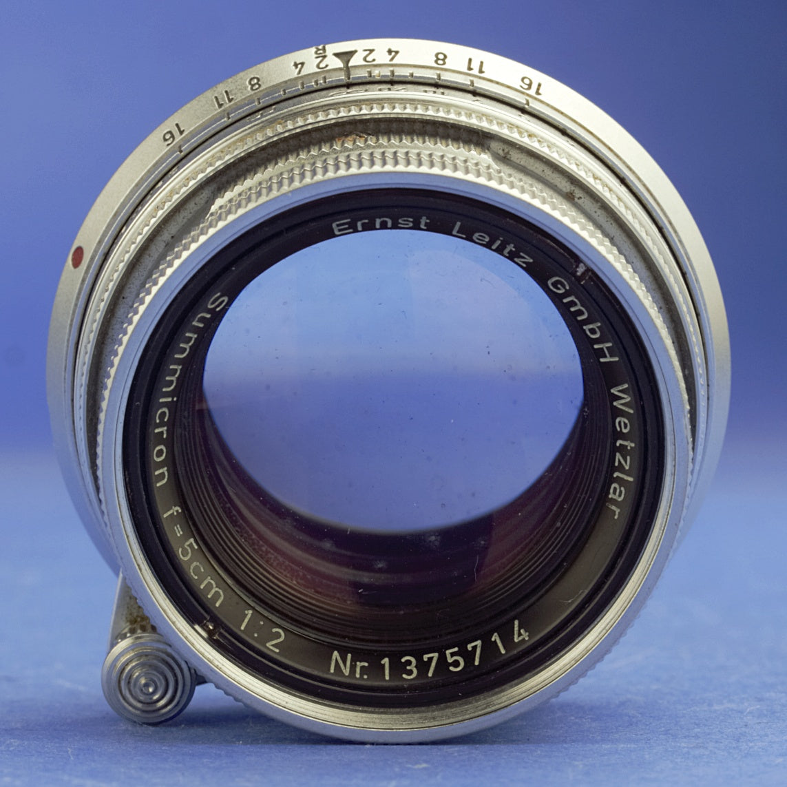 Leica Summicron 50mm F2 Collapsible Lens M Mount