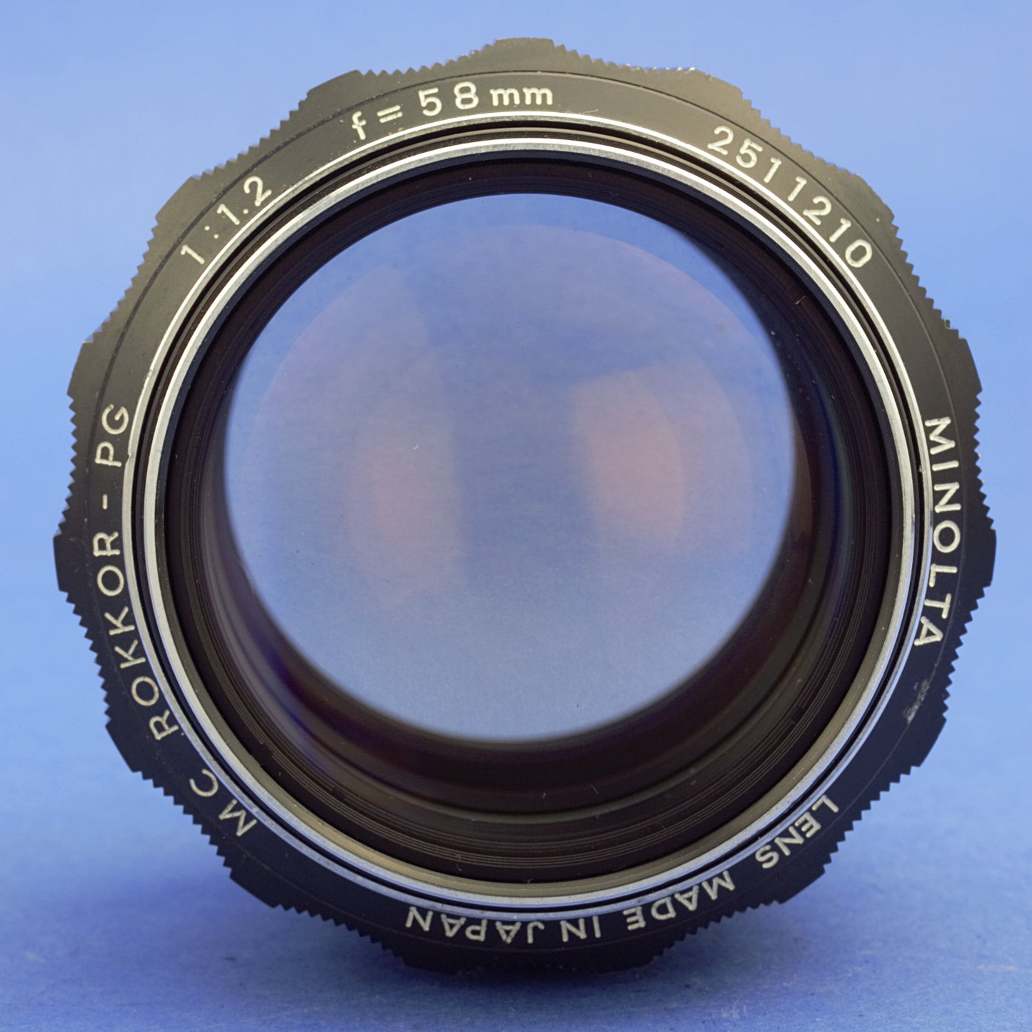 Minolta MC Rokkor-PG 58mm 1.2 Lens