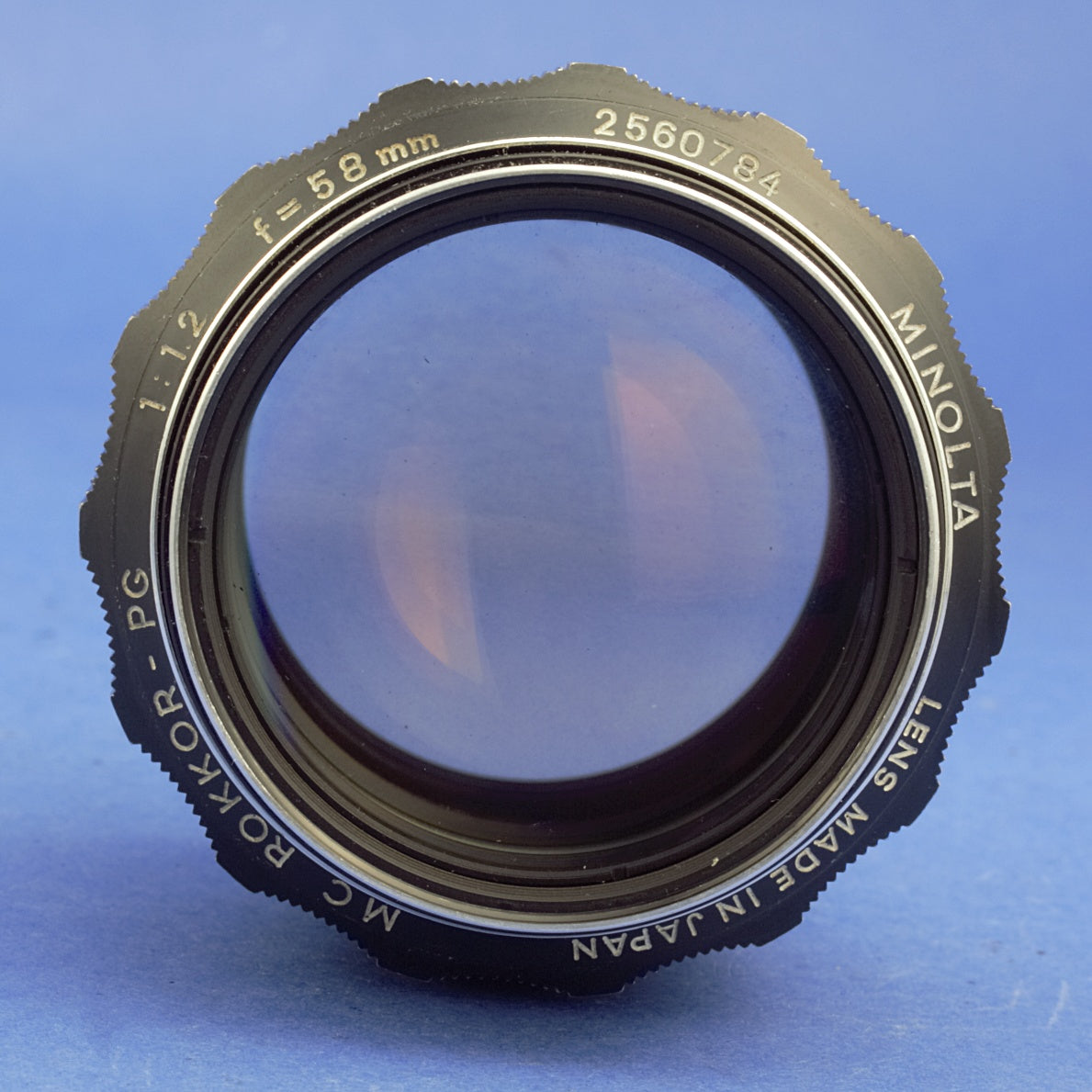Minolta MC Rokkor-PG 58mm 1.2 Lens