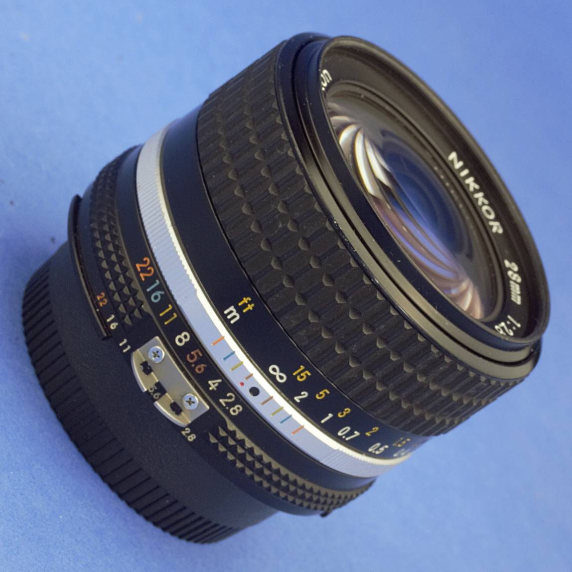 Nikon Nikkor 28mm 2.8 Ai-S Lens Beautiful Condition
