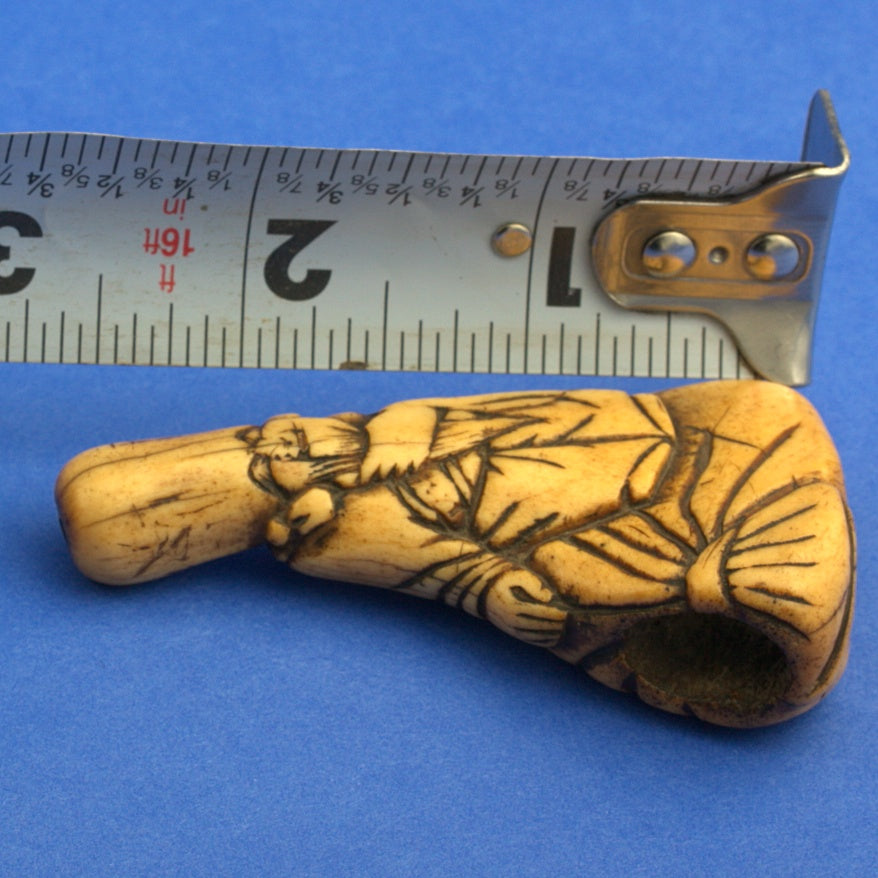 Netsuke Fine Quality Edo Period Carving of a Japanese God