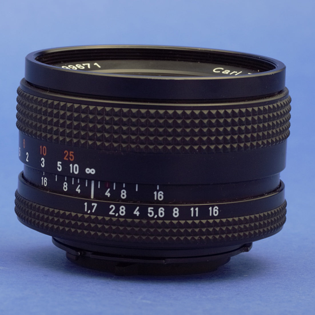 Contax Planar 50mm 1.7 AEJ C/Y Lens