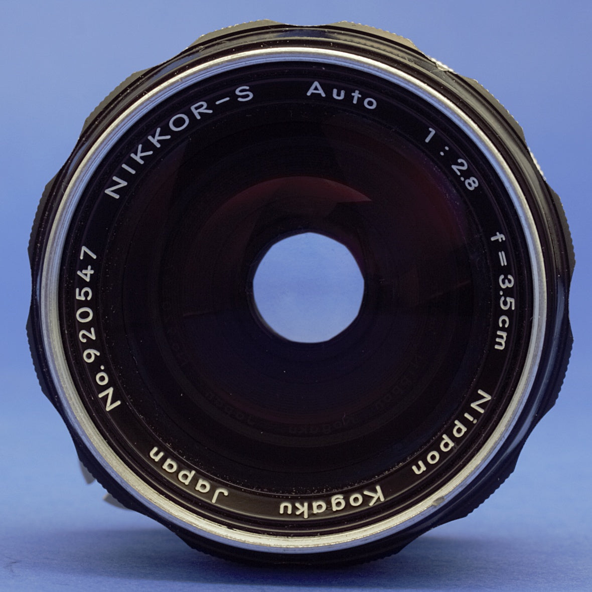 Nikon Nikkor-S Auto 35mm 2.8 Pat Pend Non-Ai Lens Rare First Batch