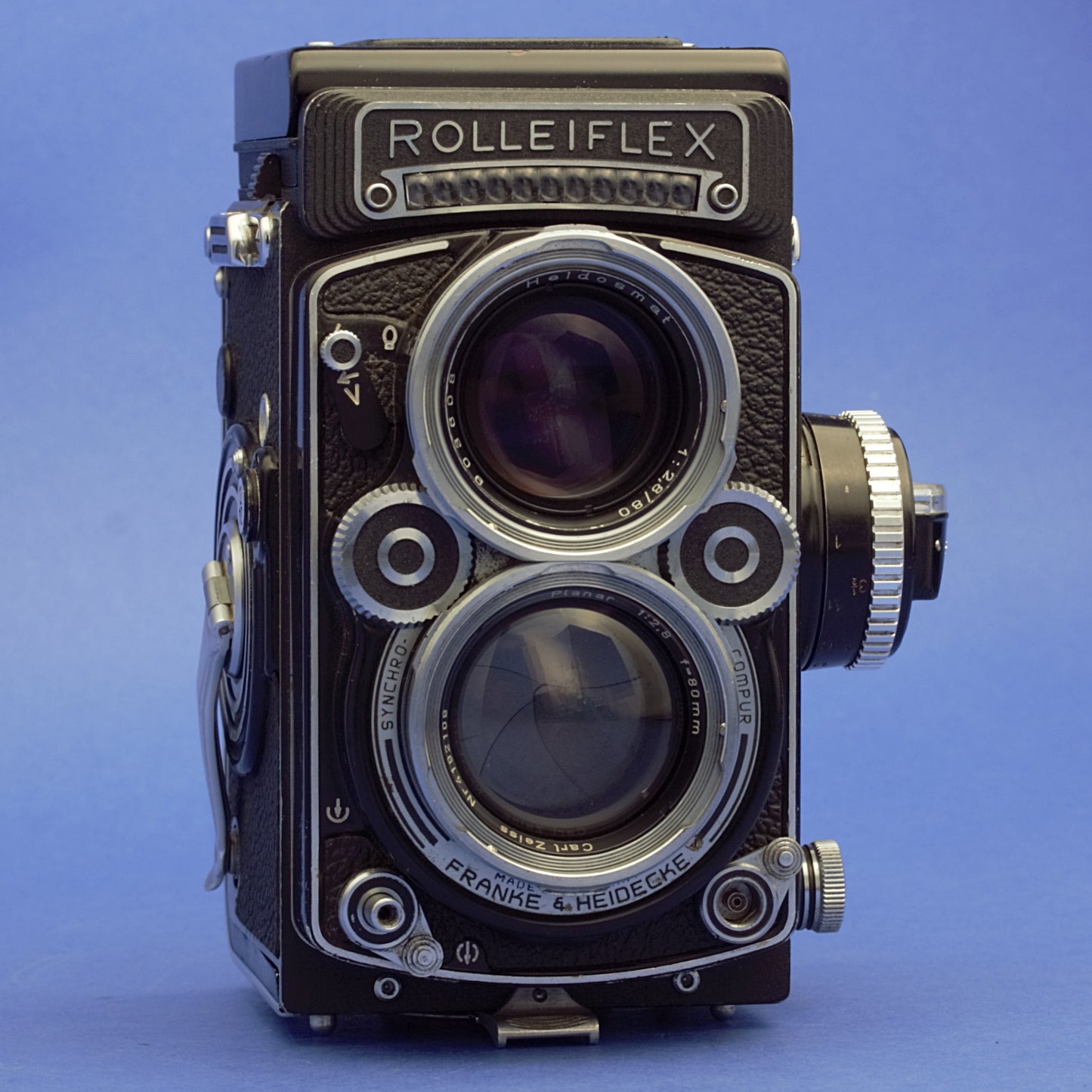 Rolleiflex 2.8F Medium Format Camera 12/24 Planar Lens Coupled Meter