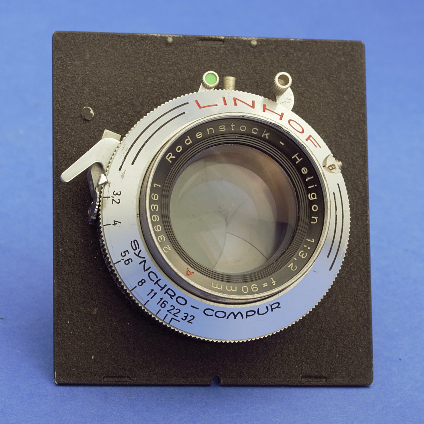 Rodenstock-Heligon 90mm 3.2 Large Format Lens on Synchro-Compur Shutter