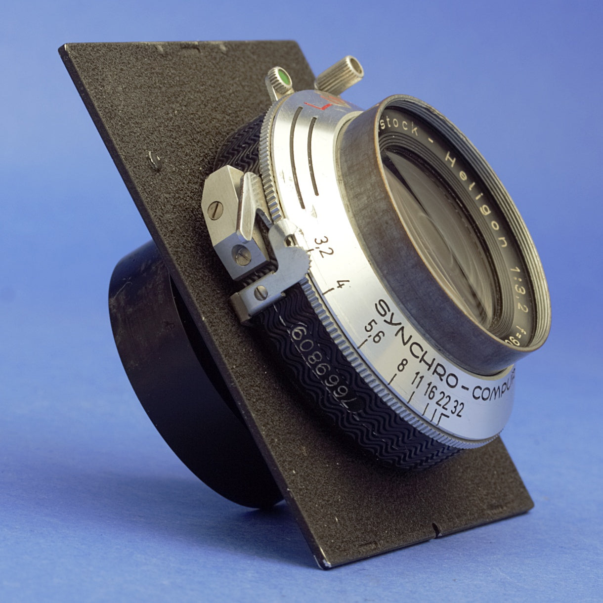 Rodenstock-Heligon 90mm 3.2 Large Format Lens on Synchro-Compur Shutter