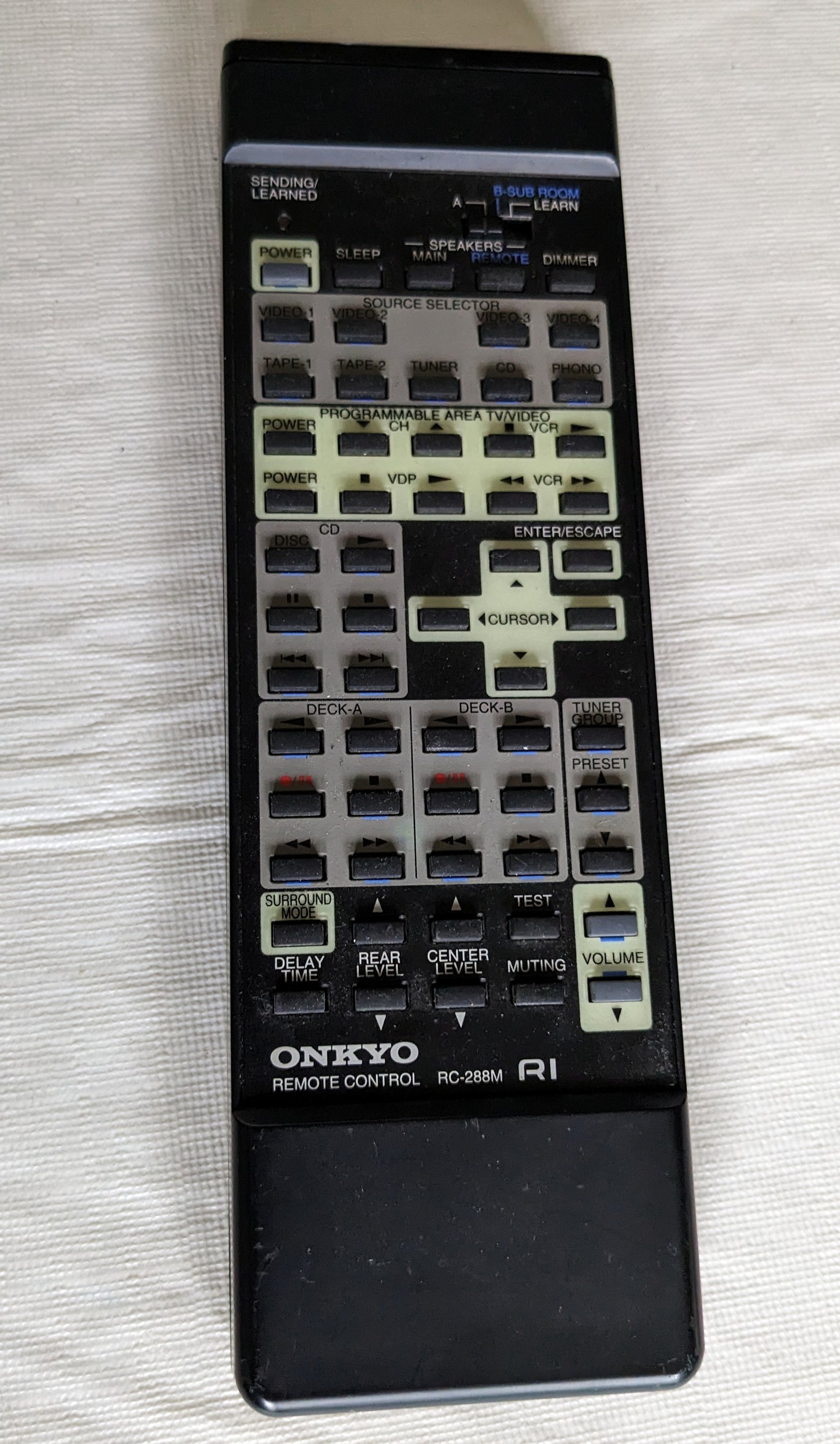 Onkyo P-3200 Preamplifier with Remote Beautiful Condition