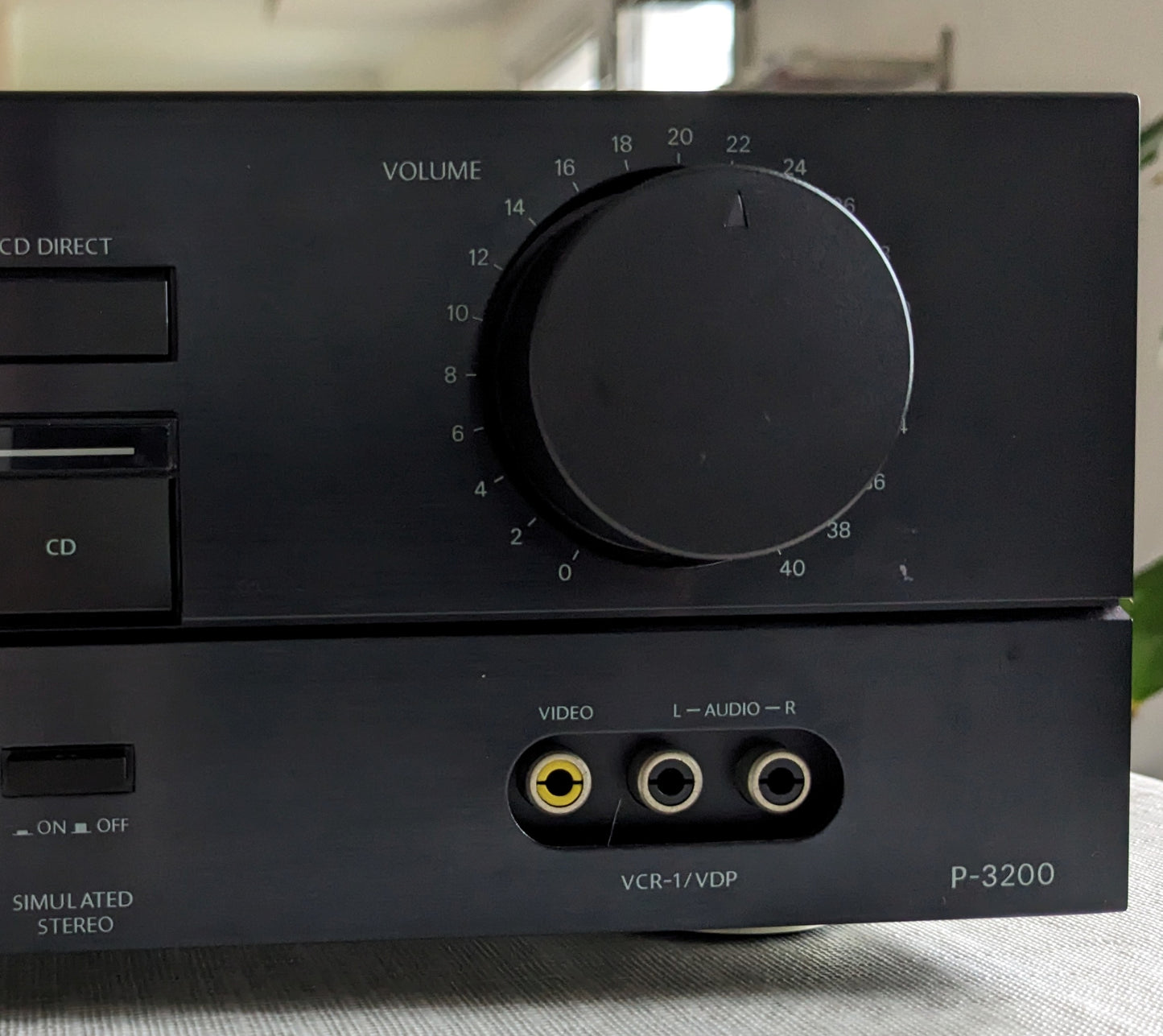 Onkyo P-3200 Preamplifier with Remote Beautiful Condition