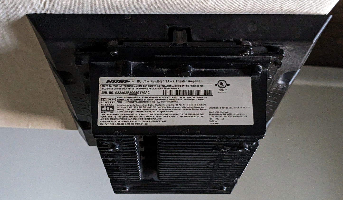Bose PS18/48 Acoustimass Powered Subwoofer Amplifier Excellent Condition
