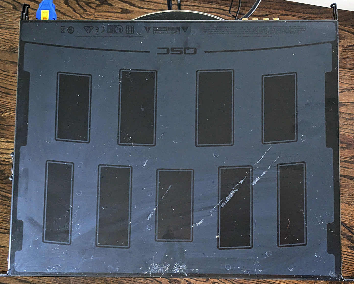 QSC MP-M40 Music and Paging Mixer Processor Great Condition