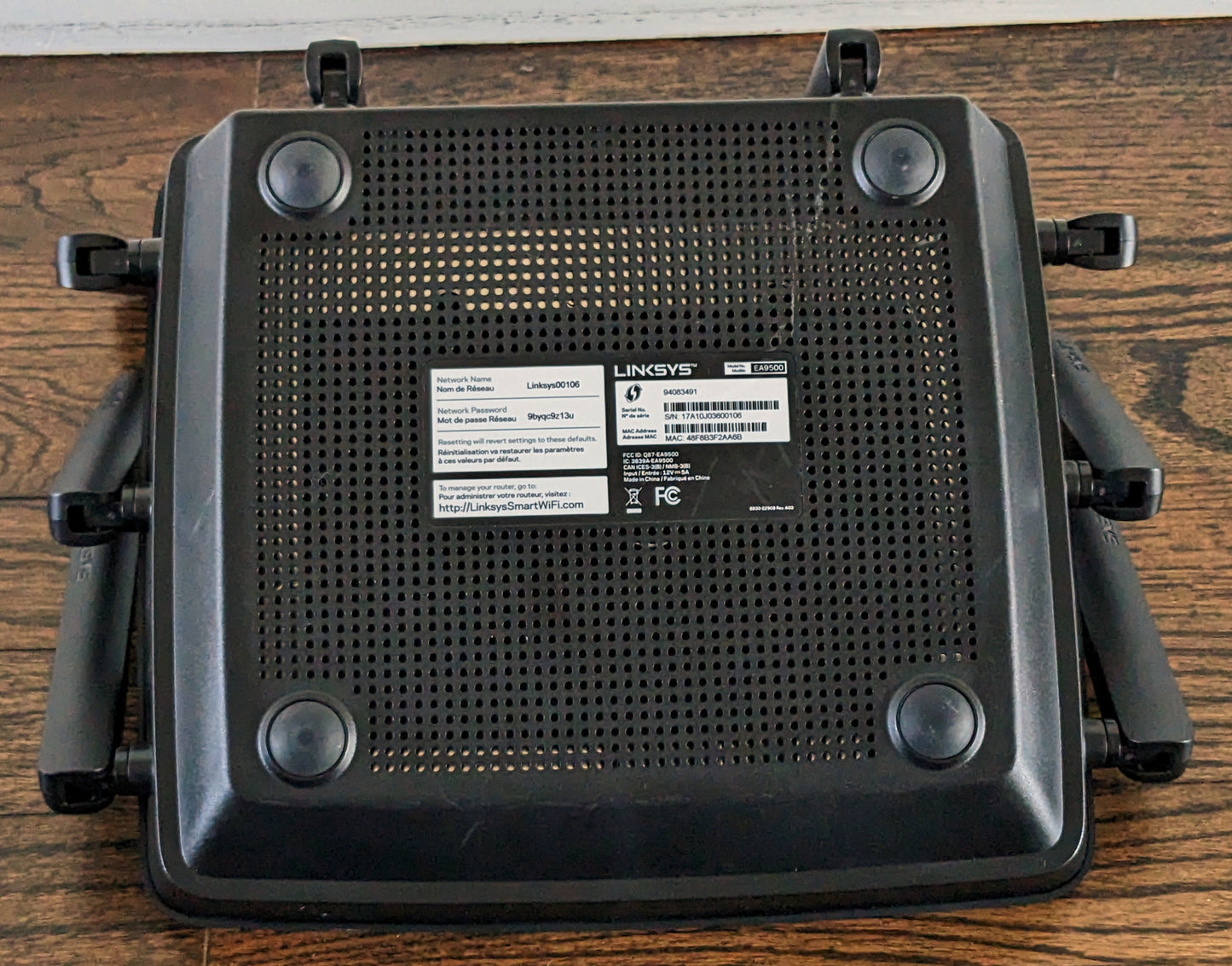 Linksys EA9500 Wireless Router Excellent Condition