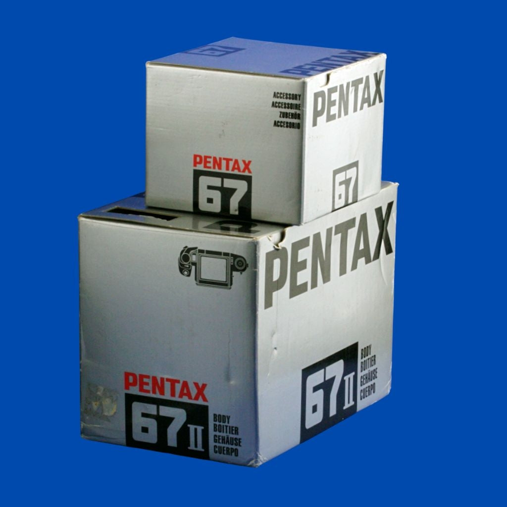 Pentax 67 II Film Camera Body with AE Prism Finder Beautiful Condition