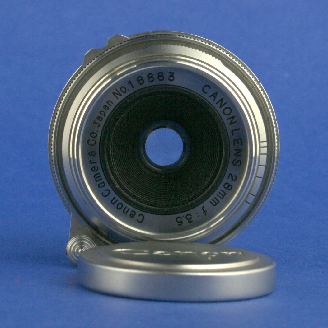 Canon 28mm 3.5 LTM Rangefinder Lens EP Marked