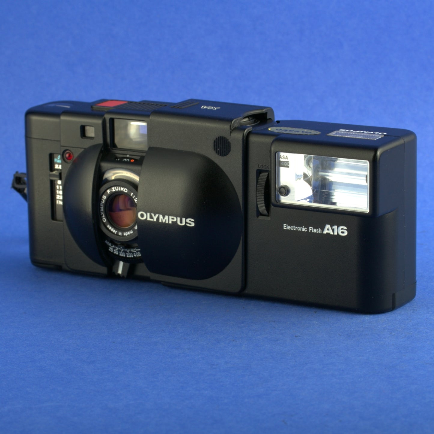 Olympus XA Film Camera with A9M Flash Beautiful Condition