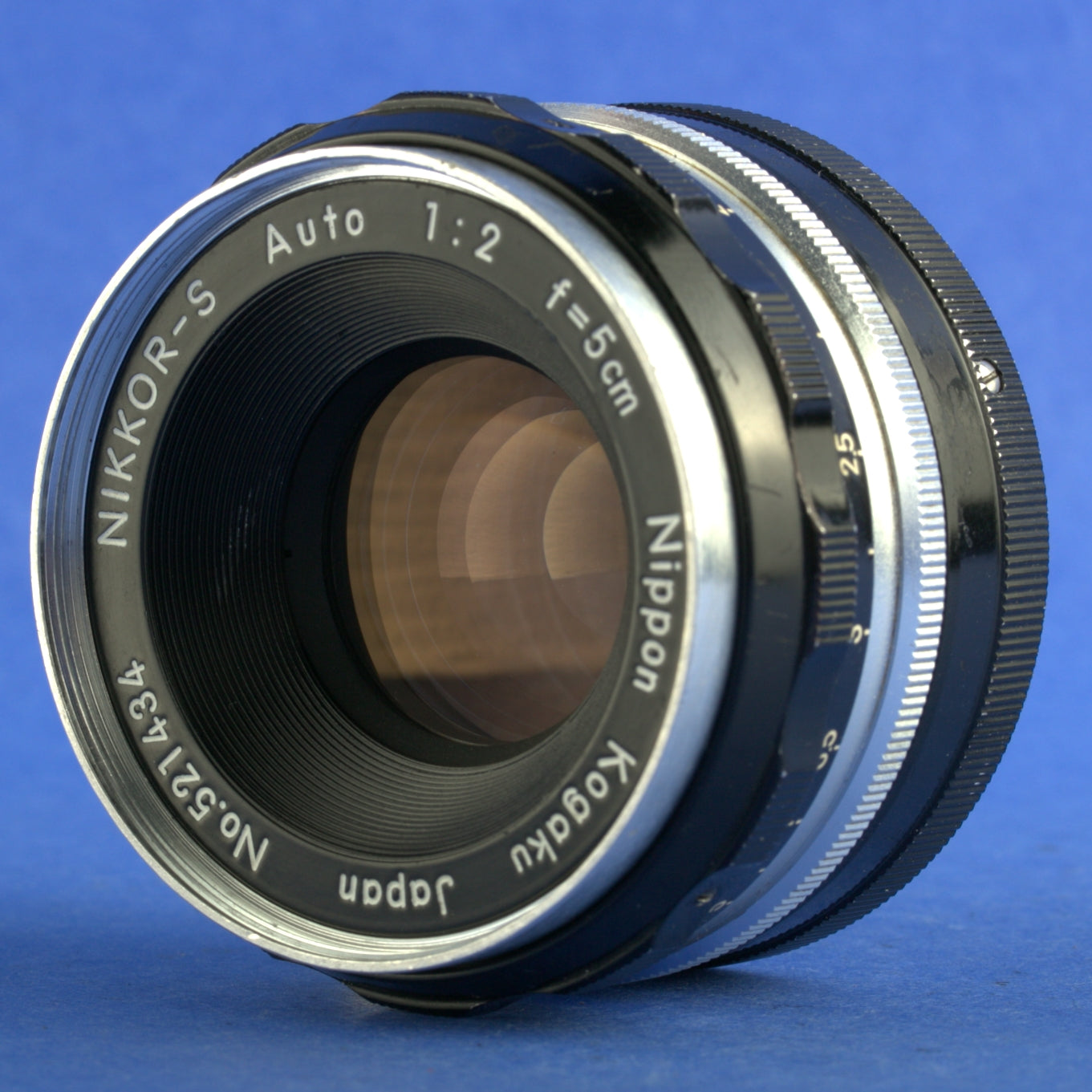 Nikon Nikkor-S Auto 50mm F2 Non-Ai Tick Mark Lens