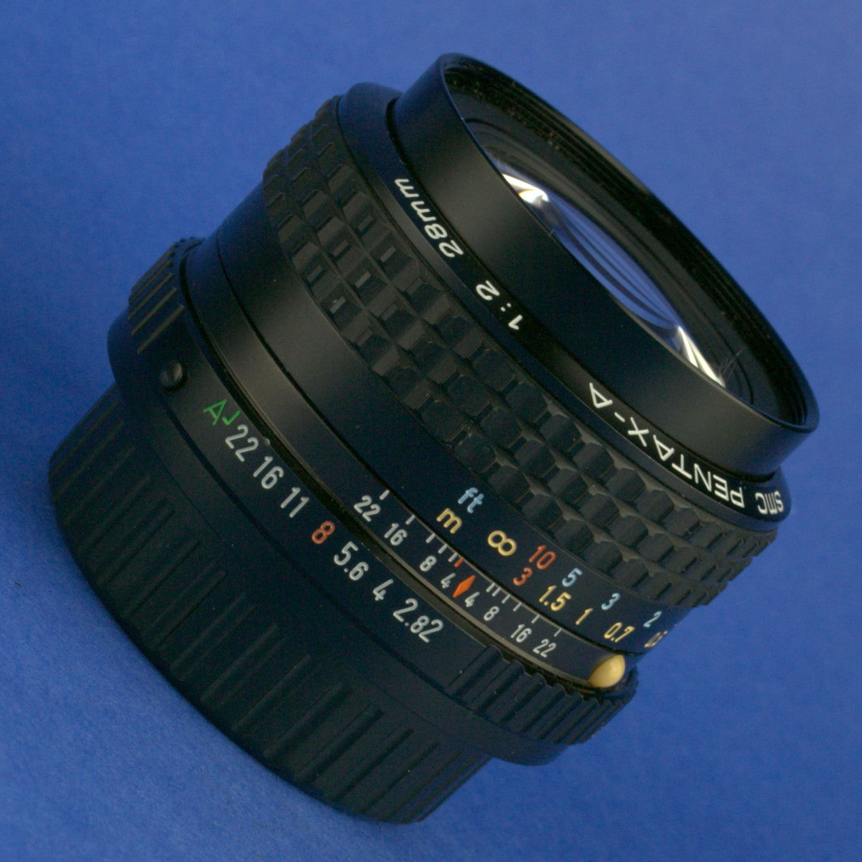 Pentax 28mm F2 SMC Pentax-A Lens K Mount Near Mint Condition