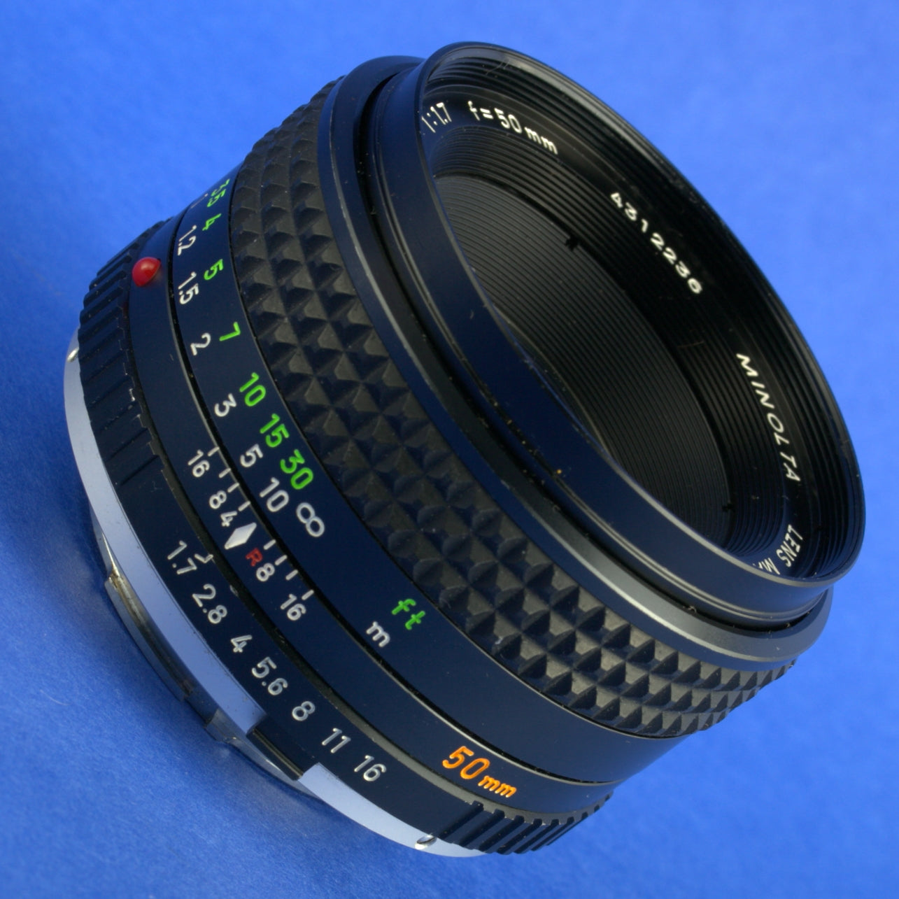 Minolta MC Rokkor-X 50mm 1.7 Lens