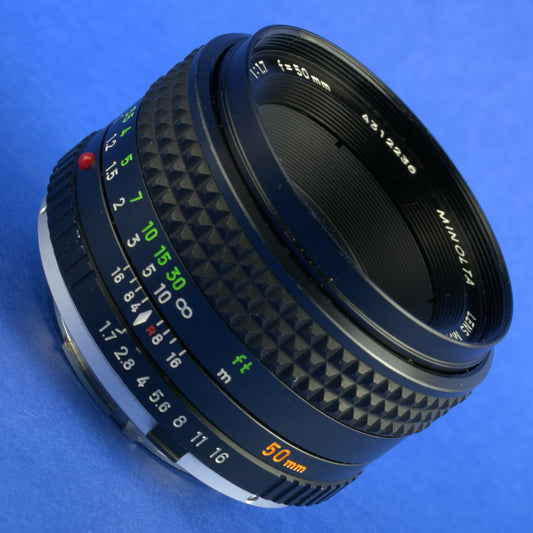 Minolta MC Rokkor-X 50mm 1.7 Lens
