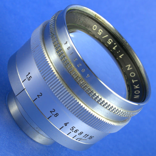 Voigtlander Nokton 50mm 1.5 Lens Prominent Mount