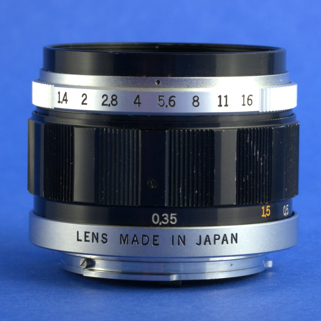 Olympus Pen-F 40mm 1.4 Auto-S Zuiko Lens