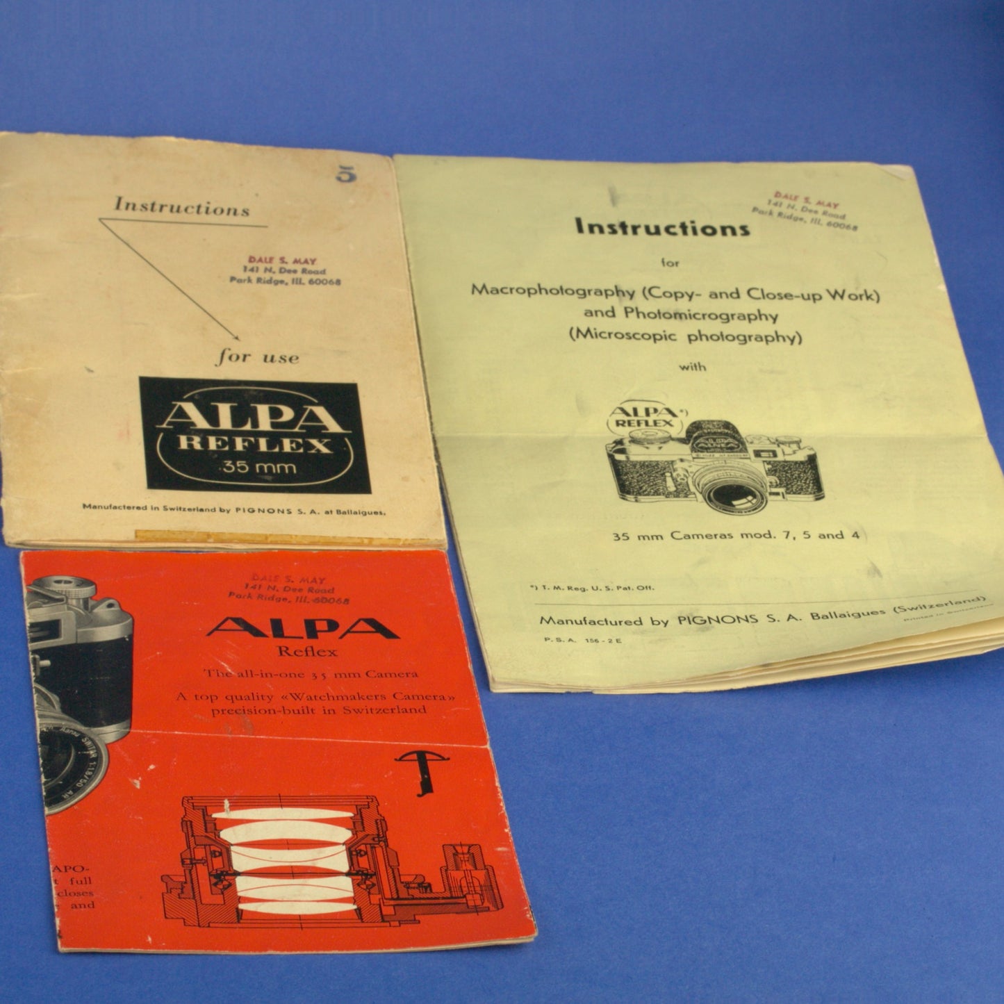 Alpa Mod 5 Film Camera Body Not Working