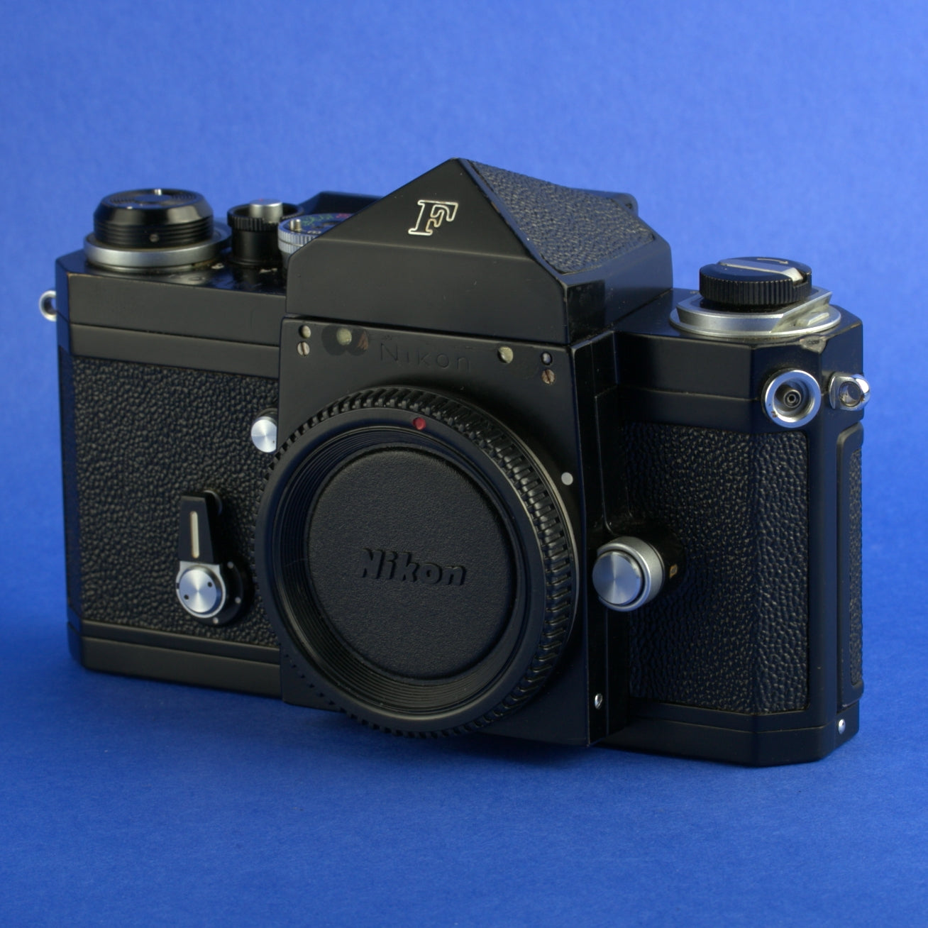 Black Nikon F Apollo Film Camera Body with Standard Prism