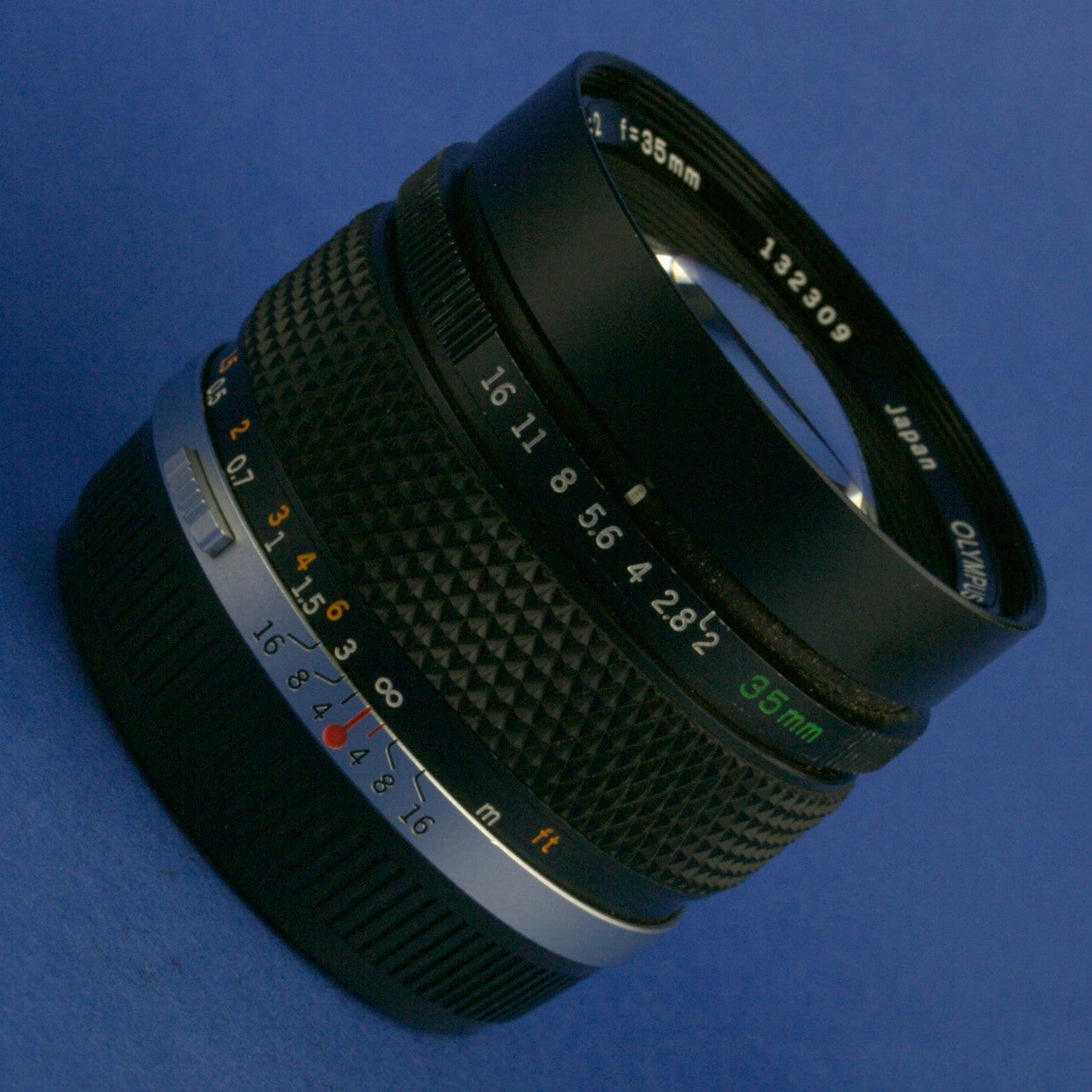 Olympus OM 35mm F2 Auto-W Zuiko Lens