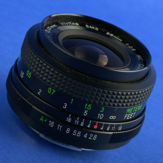 Vivitar 28mm 2.8 Close Focus Lens Pentax K Mount