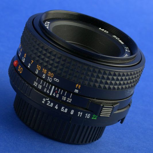 Minolta MD 50mm F2 Lens