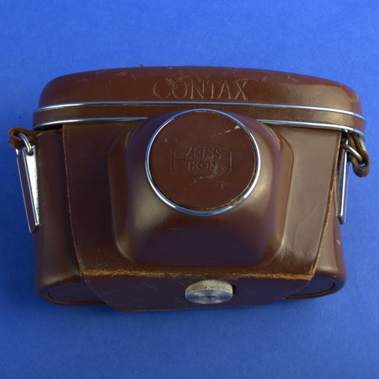 Zeiss Ikon Contax IIa, IIIa Eveready Case Beautiful Condition