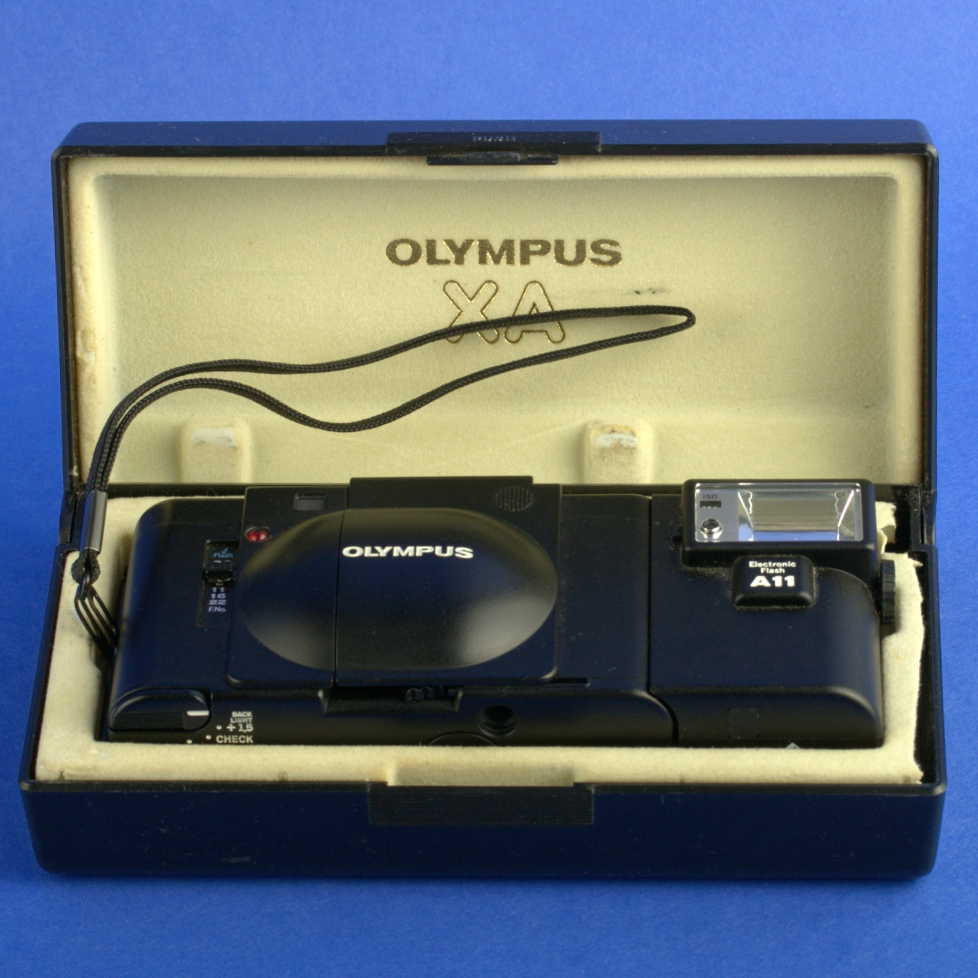 Olympus XA Film Camera with A11 Flash Near Mint Condition