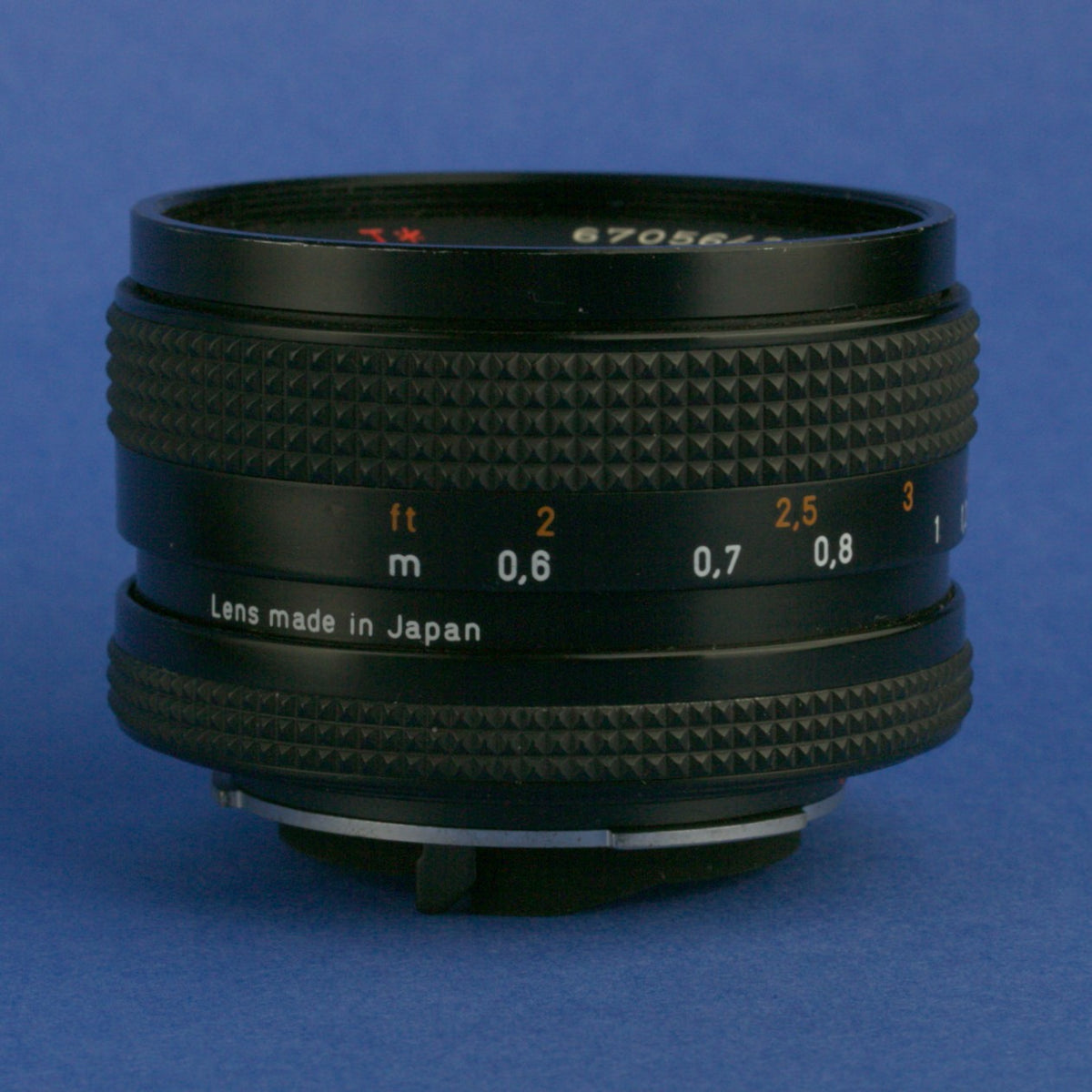 Contax Planar 50mm 1.7 AEJ Lens