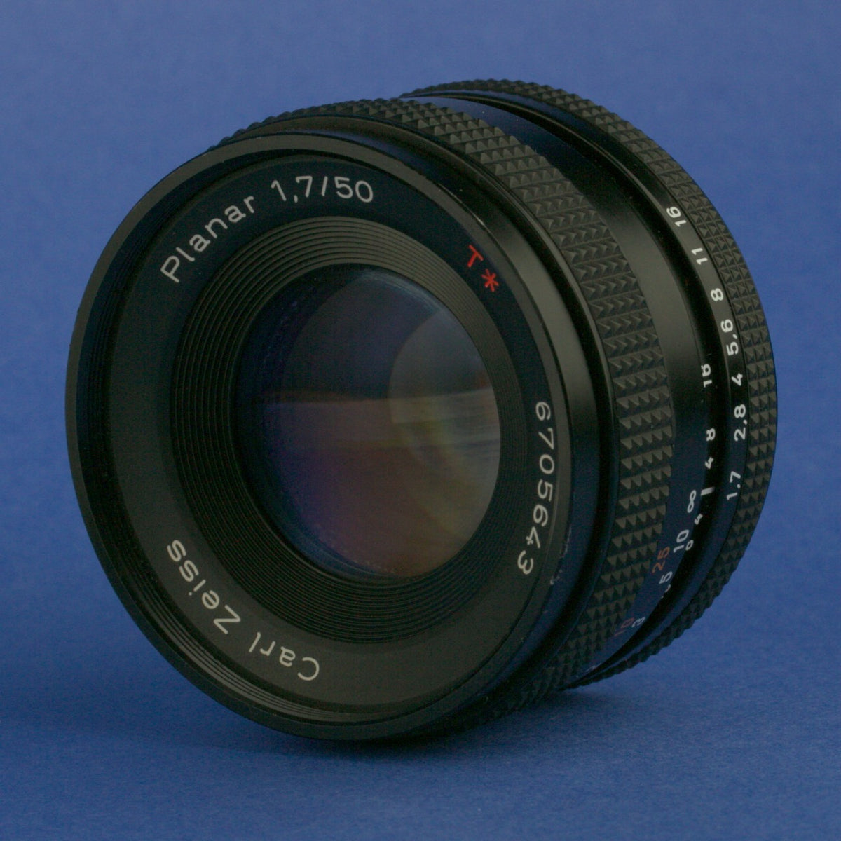 Contax Planar 50mm 1.7 AEJ Lens