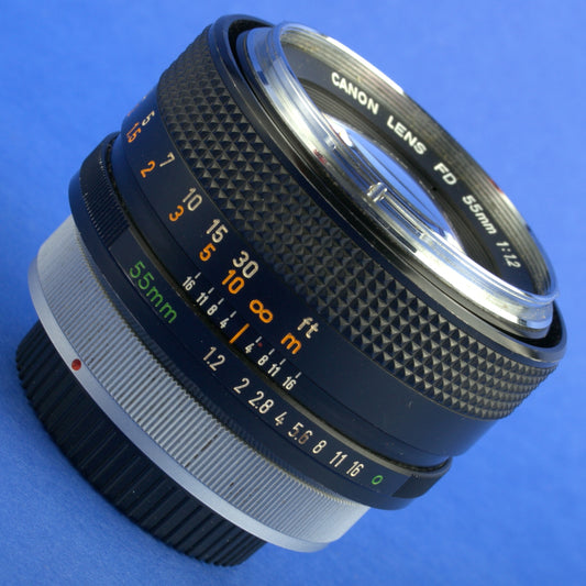 Canon FD 55mm 1.2 Chrome Nose Lens