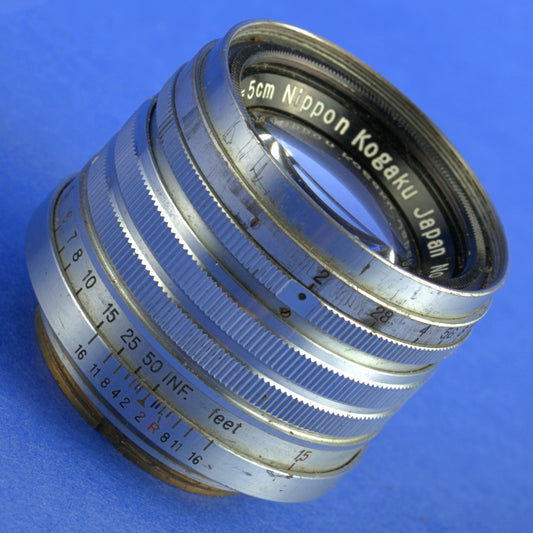 Nikon Nikkor-H 50mm F2 Rigid LTM Lens