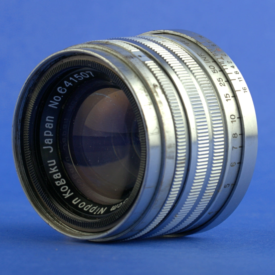 Nikon Nikkor-H 50mm F2 Rigid LTM Lens