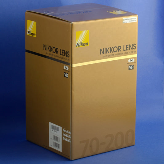 Nikon AF-S Nikkor 70-200mm 2.8E FL VR Lens US Model Mint Condition