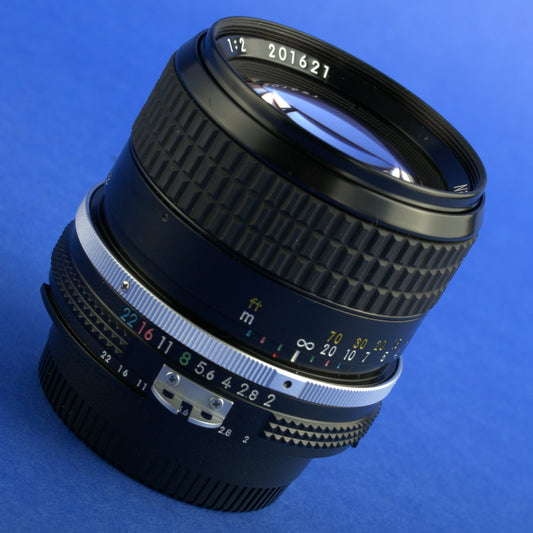 Nikon Nikkor 85mm F2 Ai Lens Mint Condition