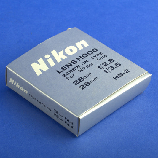 Nikon HN-2 Screw-In Lens Hood Open Box Mint Condition