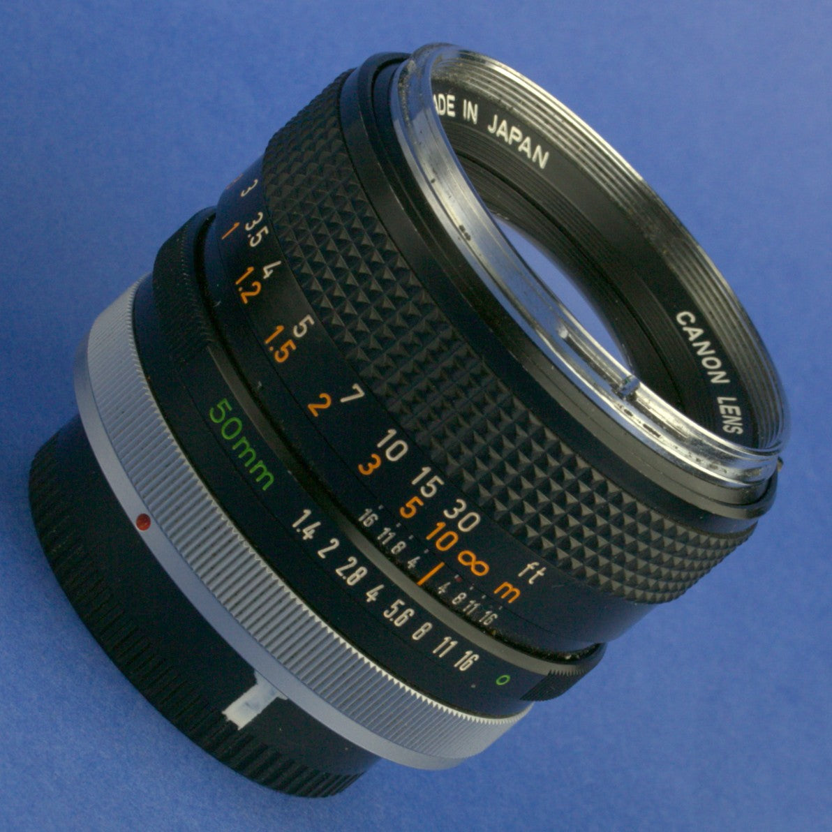Canon FD 50mm 1.4 Chrome Nose Lens