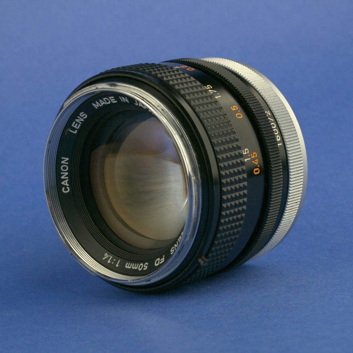 Canon FD 50mm 1.4 Chrome Nose Lens