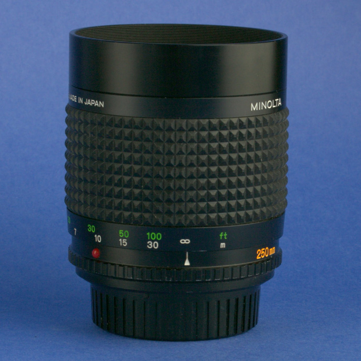 Minolta Rokkor-X 250mm 5.6 RF Mirror Lens Beautiful Condition
