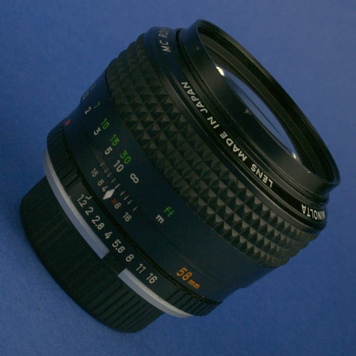 Minolta MC 58mm 1.2 Rokkor-PG Lens