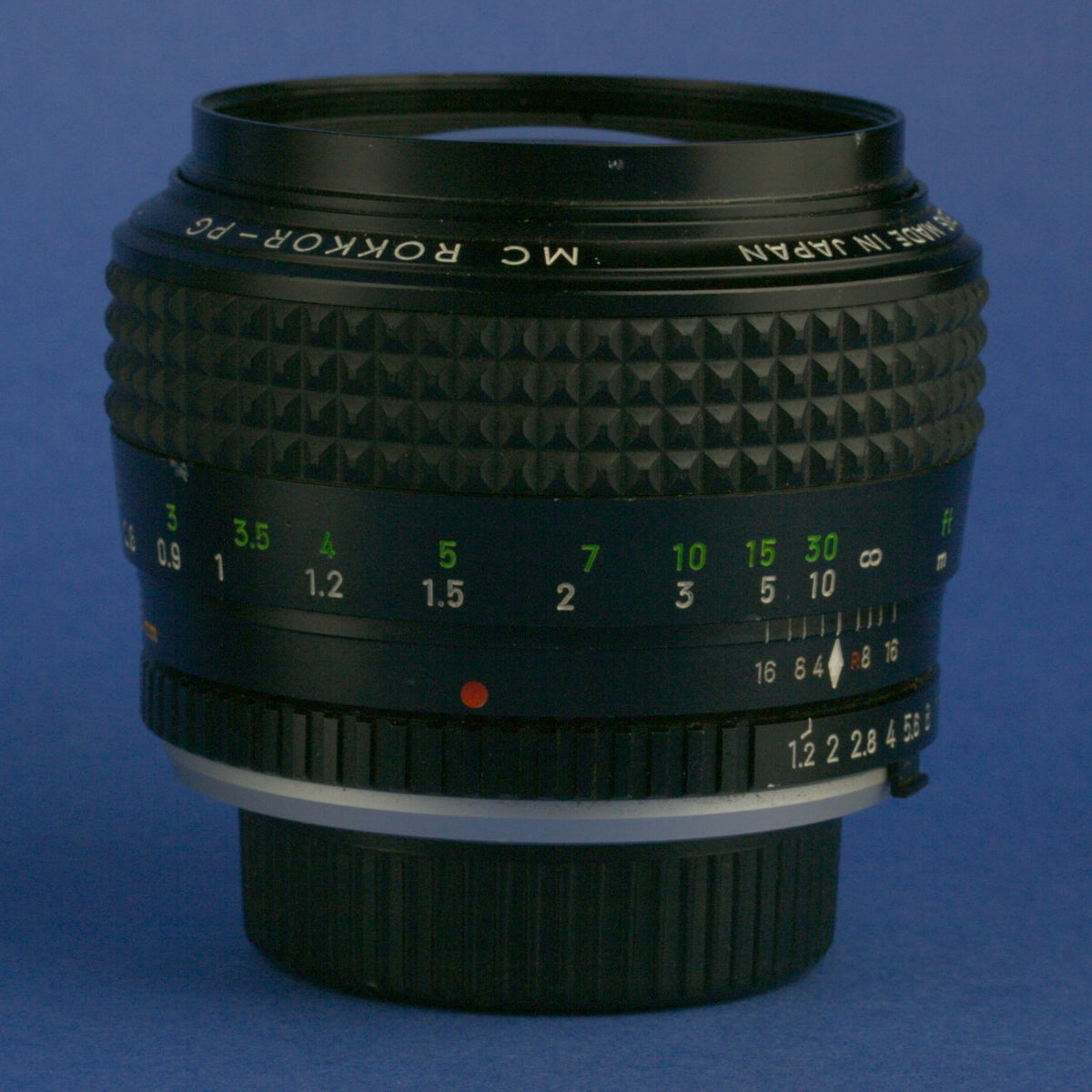 Minolta MC 58mm 1.2 Rokkor-PG Lens