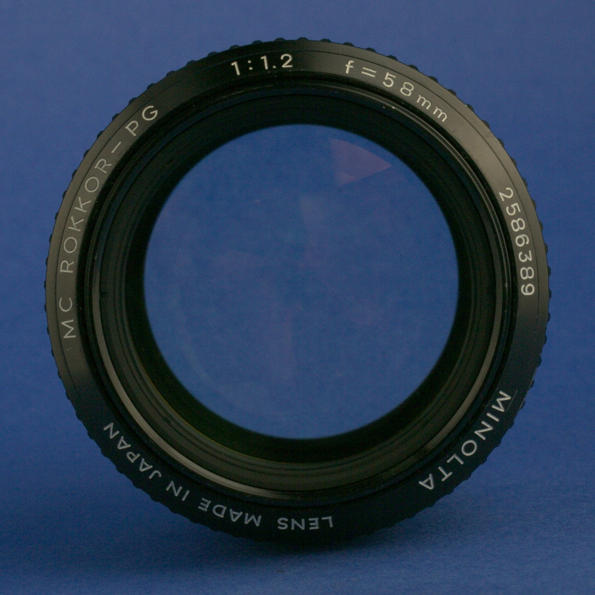 Minolta MC 58mm 1.2 Rokkor-PG Lens