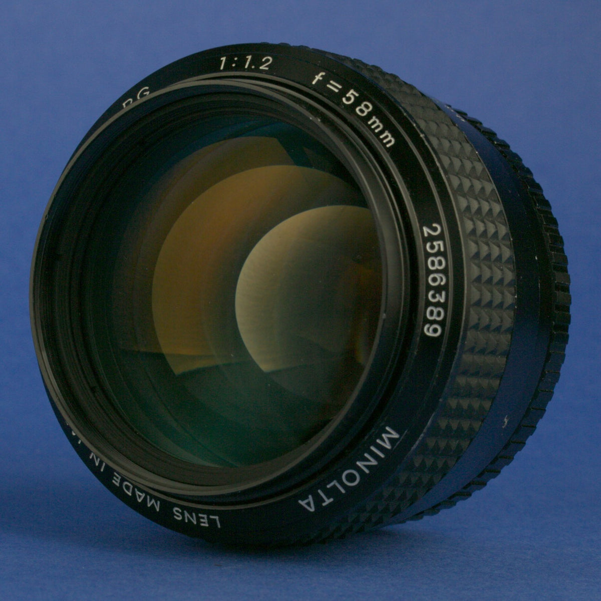 Minolta MC 58mm 1.2 Rokkor-PG Lens