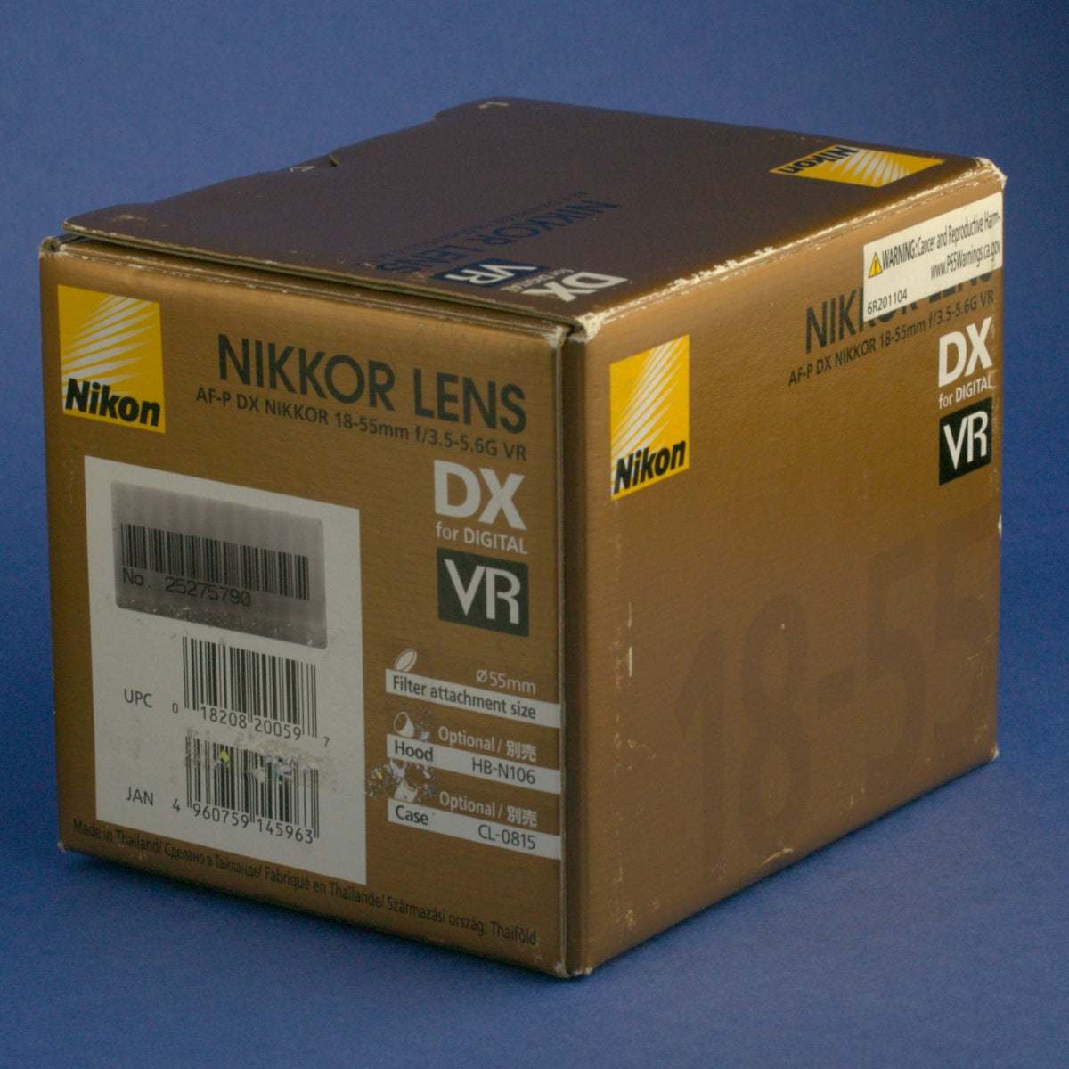Nikon AF-P Nikkor 18-55mm 3.5-5.6 VR Lens Mint Condition