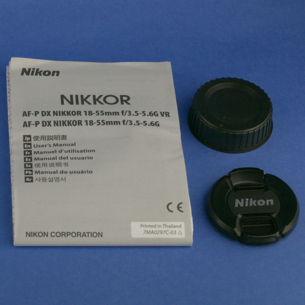 Nikon AF-P Nikkor 18-55mm 3.5-5.6 VR Lens Mint Condition