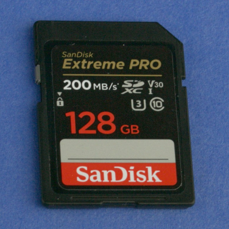SanDisk 128GB Extreme PRO SD Card SDXC UHS-I V30 U3 Class 10 200MB/s