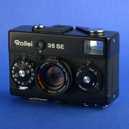 Black Rollei 35 SE Film Camera